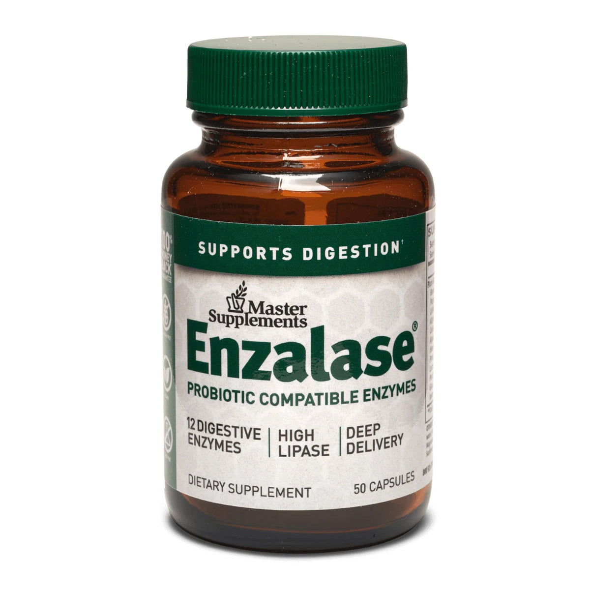 ENZALASE Master Supplements Digestive Enzyme - 50 Capsules