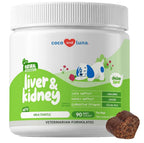 Coco and Luna Liver Supplement for Dogs with Milk Thistle - 90 Soft Chews