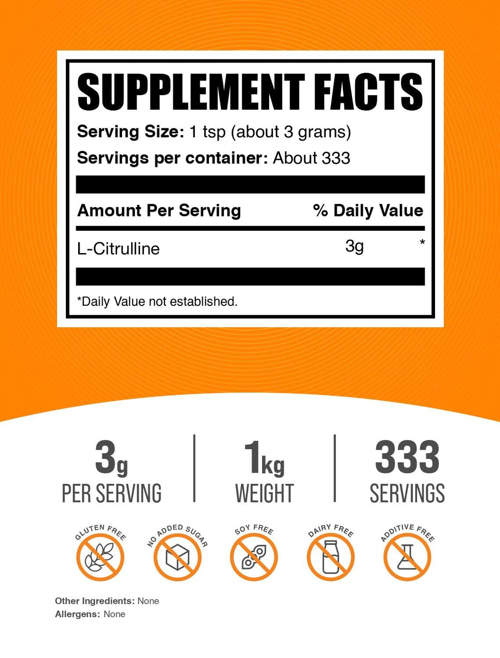 BulkSupplements.com L-Citrulline Powder