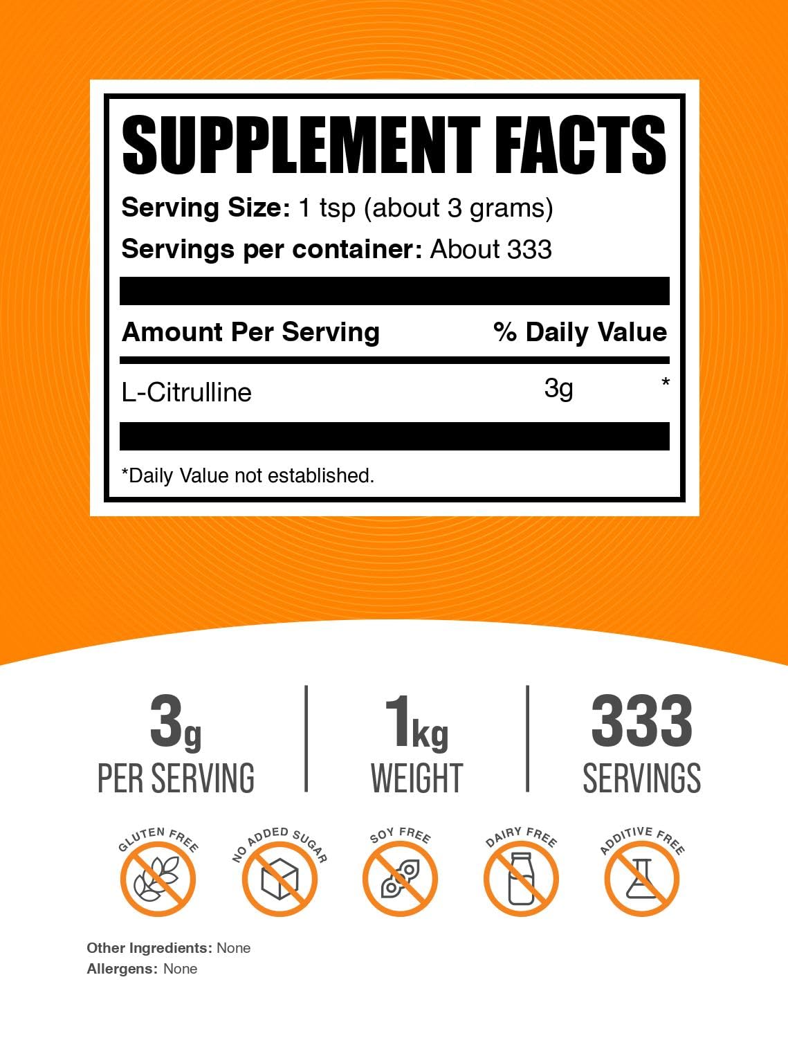 BulkSupplements.com L-Citrulline Powder