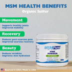 KALA HEALTH MSMPure MSM - Fine Powder Crystals