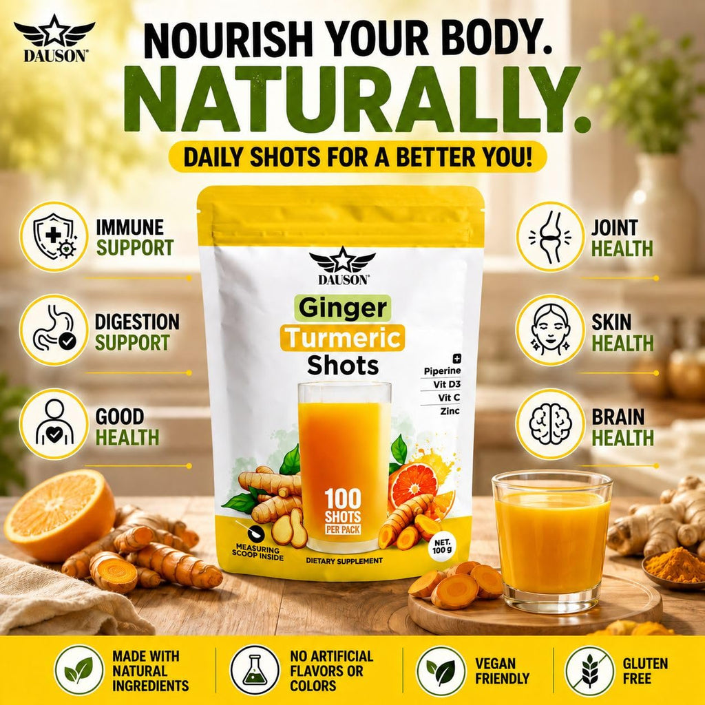 DAUSON Ginger Turmeric Shots Powder - 100 Servings - image 4