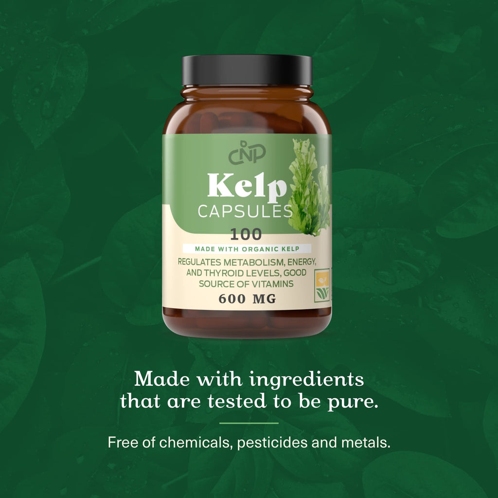 Complete Natural Products Icelandic Sea Kelp 600mg Thyroid Support - image 6