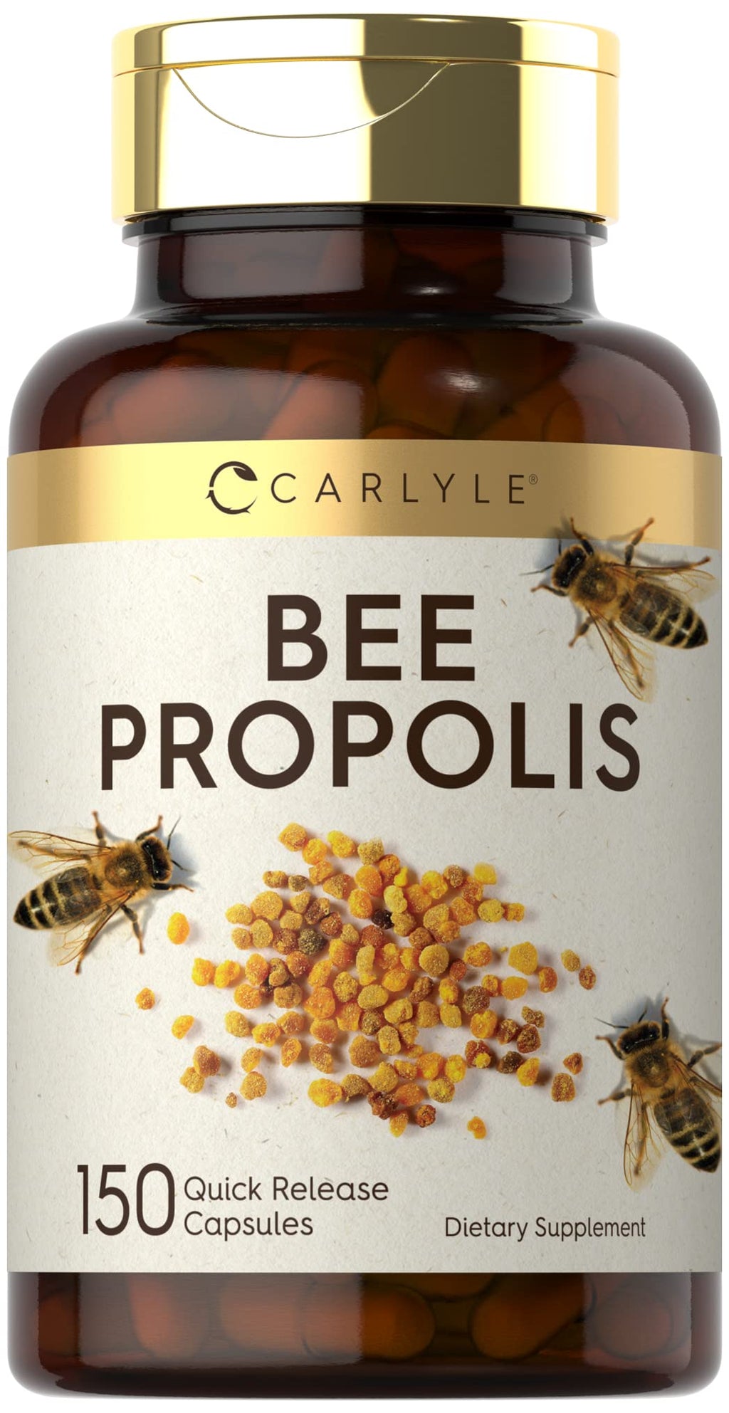 Carlyle Bee Propolis Extract Supplement - 150 Capsules