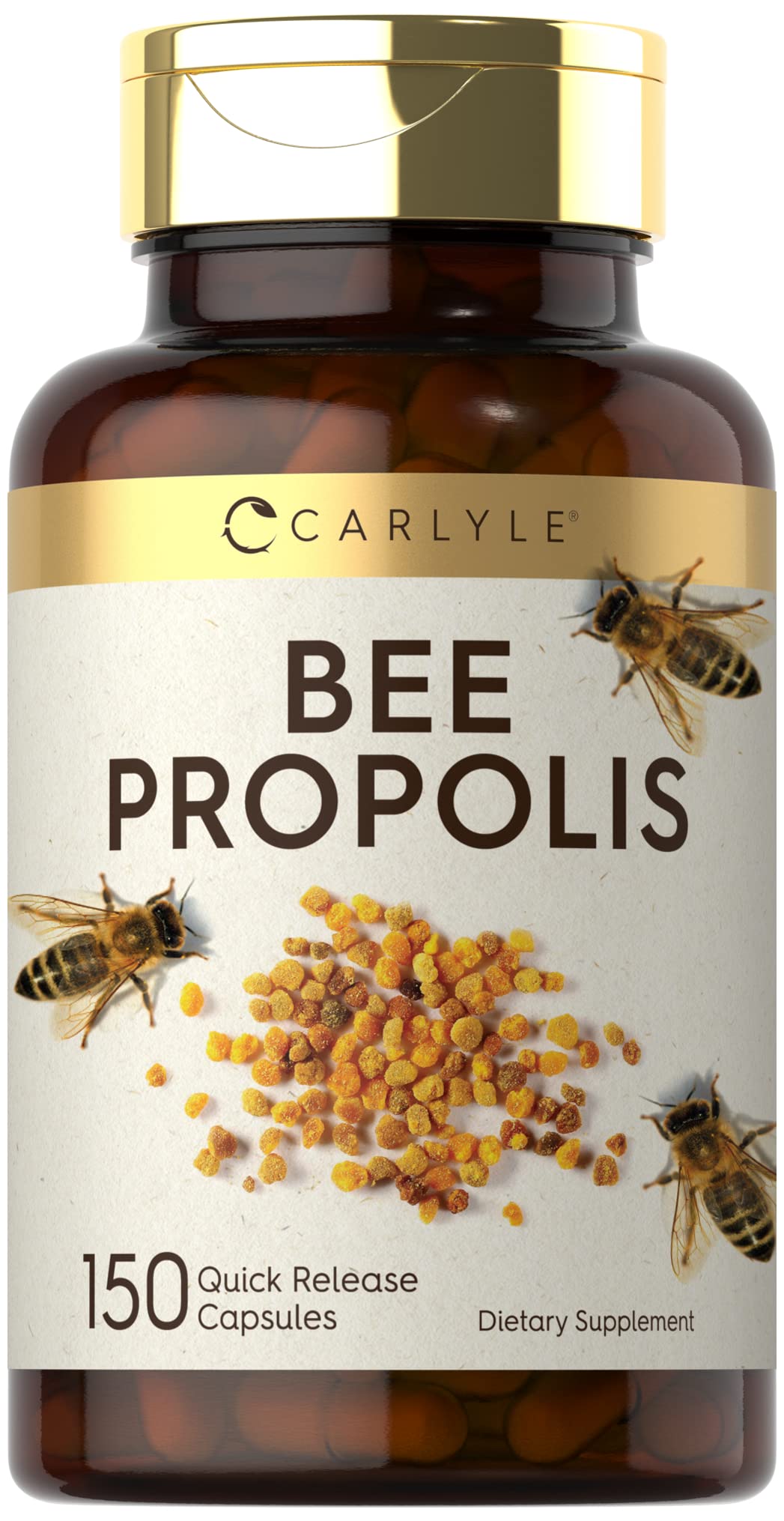 Carlyle Bee Propolis Extract Supplement - 150 Capsules