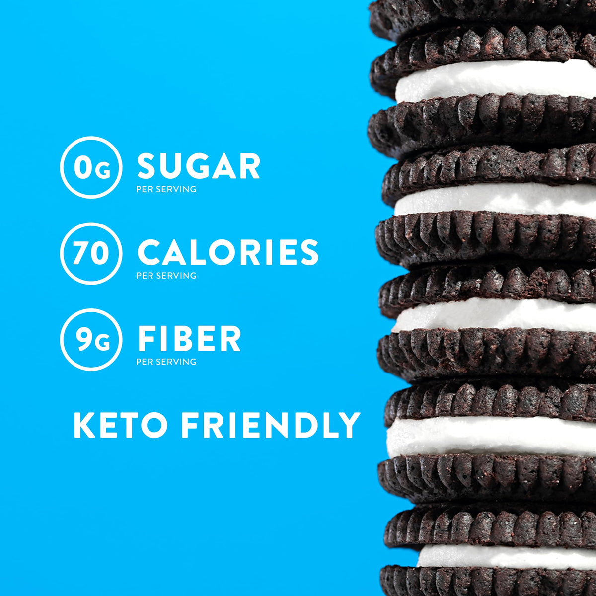 HIGHKEY Sugar Free Sandwich Cookies, Keto-Friendly - 30 Count - image 2