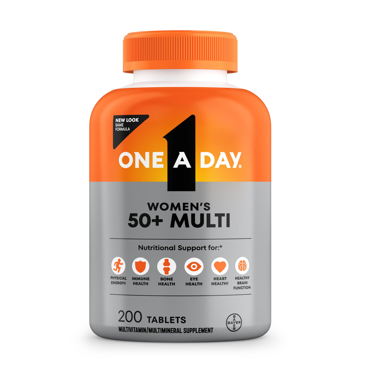 One A Day Women 50+ Multivitamin - 200 Tablets