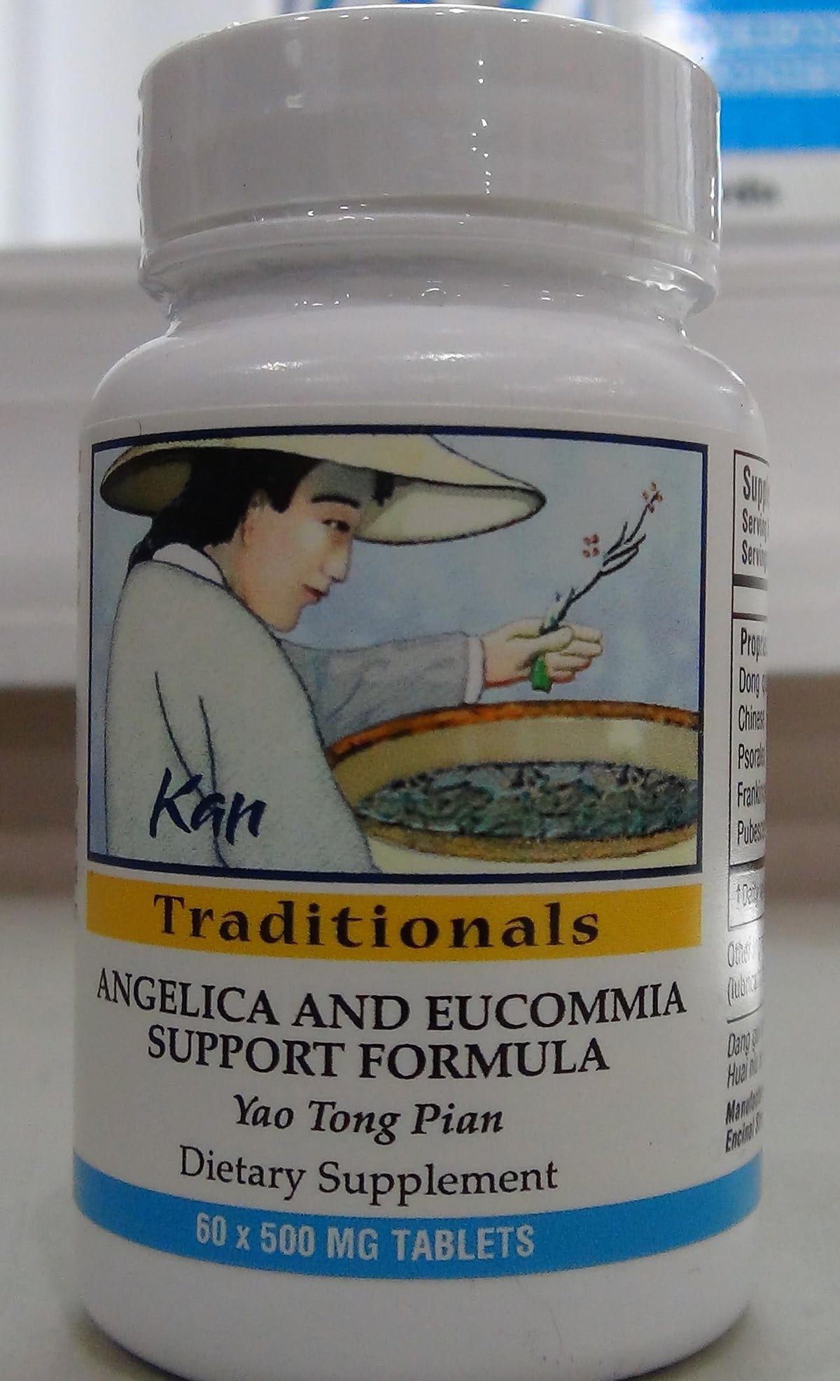 Kan Herbs Angelica and Eucommia Support - 60 Tablets