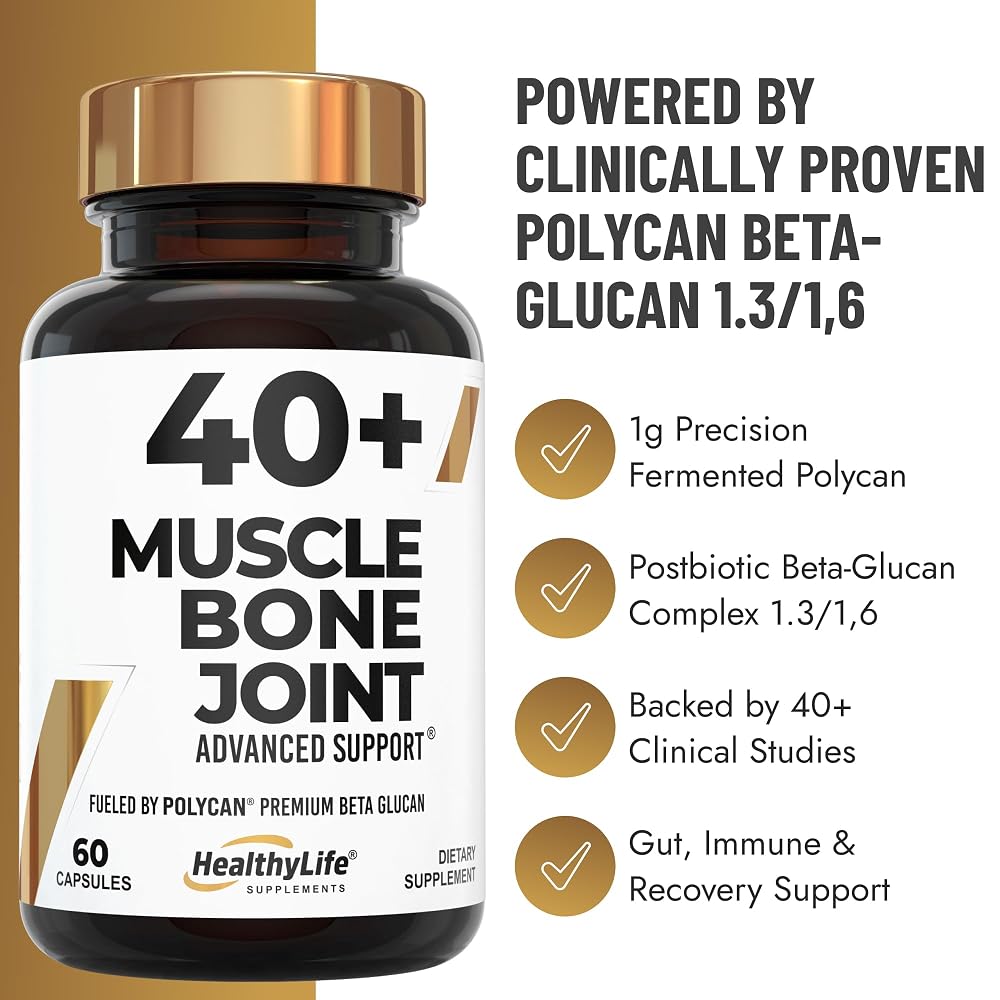 40+ Muscle Bone Joint Support Postbiotic - 60 Capsules - image 7