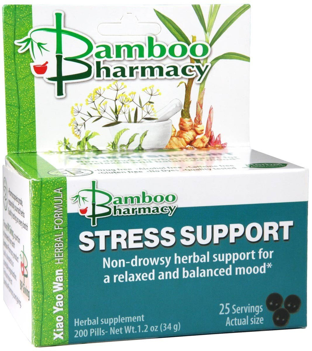 Bamboo Pharmacy Stress Support Herbal Formula - 200 Pills