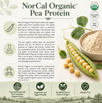 NorCal Organic Pea Protein Isolate Unflavored Vegan - 2 lb - image 3