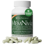 OxyNaturals MemNivia Brain Supplement - Clinically Tested for Memory