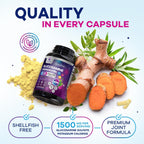 Nature's Peak Glucosamine Chondroitin MSM Joint Support - 60 Capsules - image 3