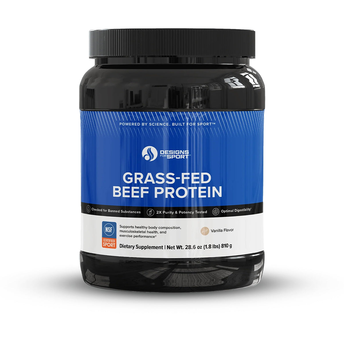 Designs for Sport Beef Protein Powder