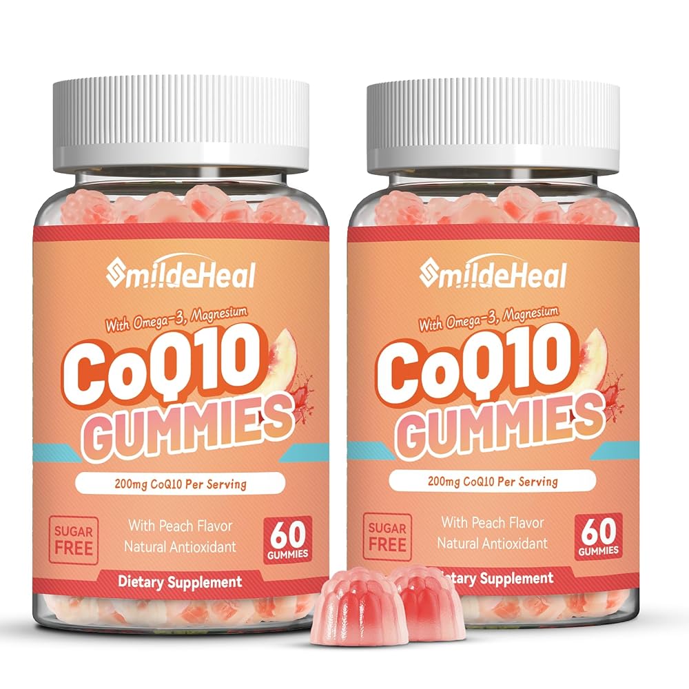 SmildeHeal Sugar Free CoQ10 Gummies 200 MG