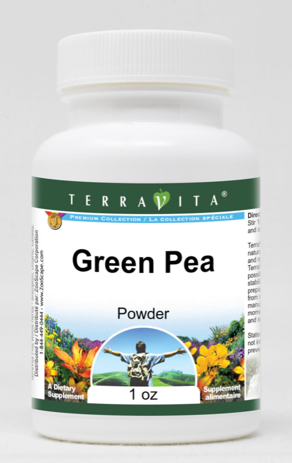 Terravita Green Pea Powder - 3 Pack (1 oz each)