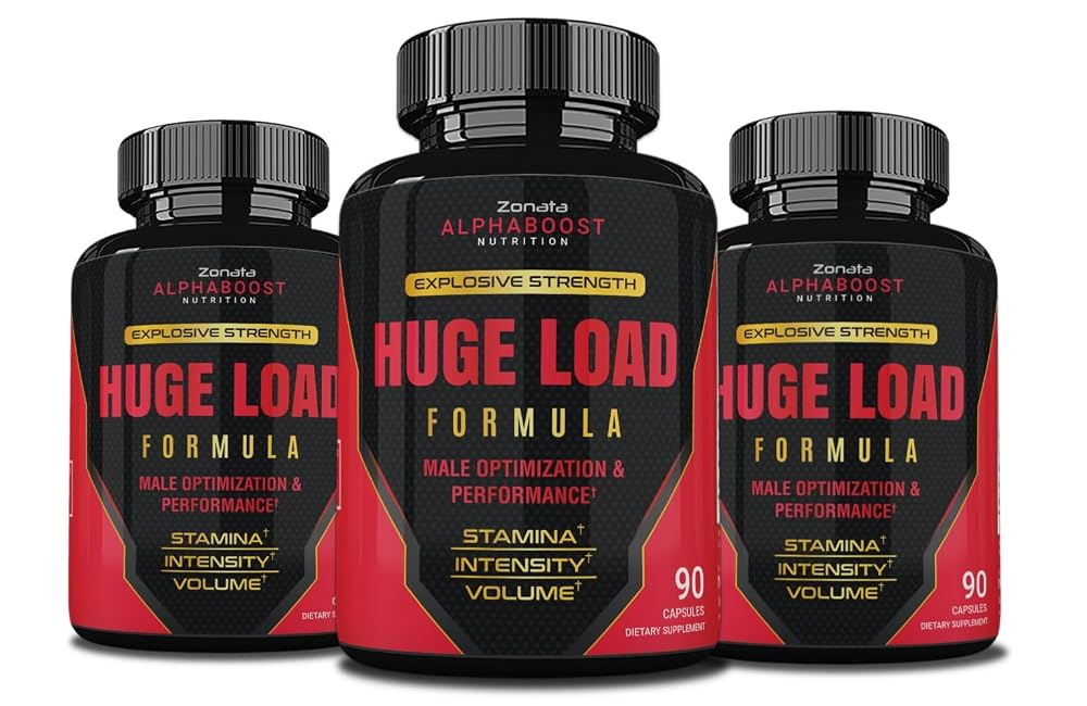 Zonata Huge Load Advanced Formula Male Supplement - 270 Capsules