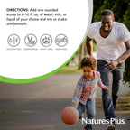 NaturesPlus SPIRU-TEIN Junior Chocolate Plant-Based Protein Powder - 15 Servings - image 6