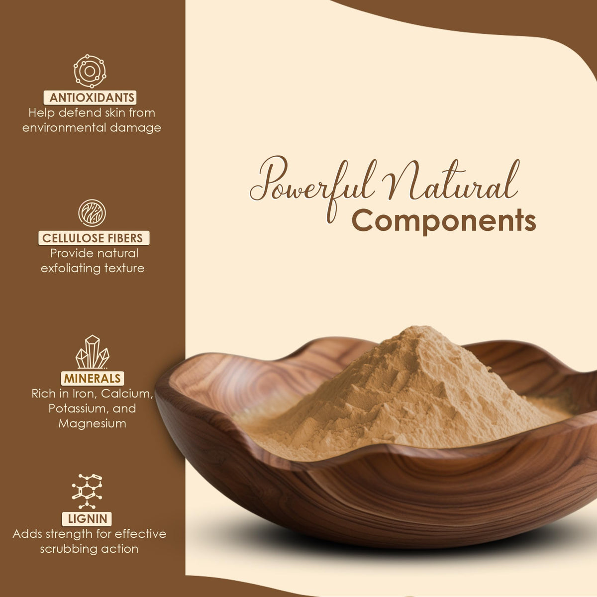Minature Natural Walnut Shell Powder - 227g - image 5