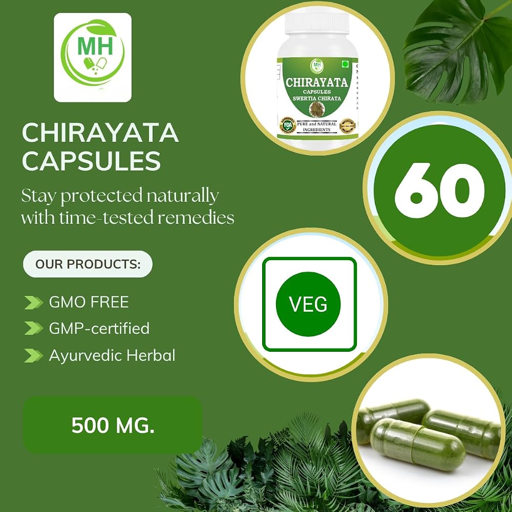 Morsan Healthcare Chirayata 500mg Swertia Chirata Extract - image 6