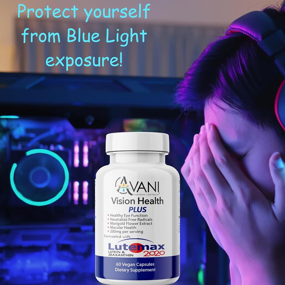 Avani Health Vision Health Plus Eye Health Lutein 20mg - 60 Capsules - image 6