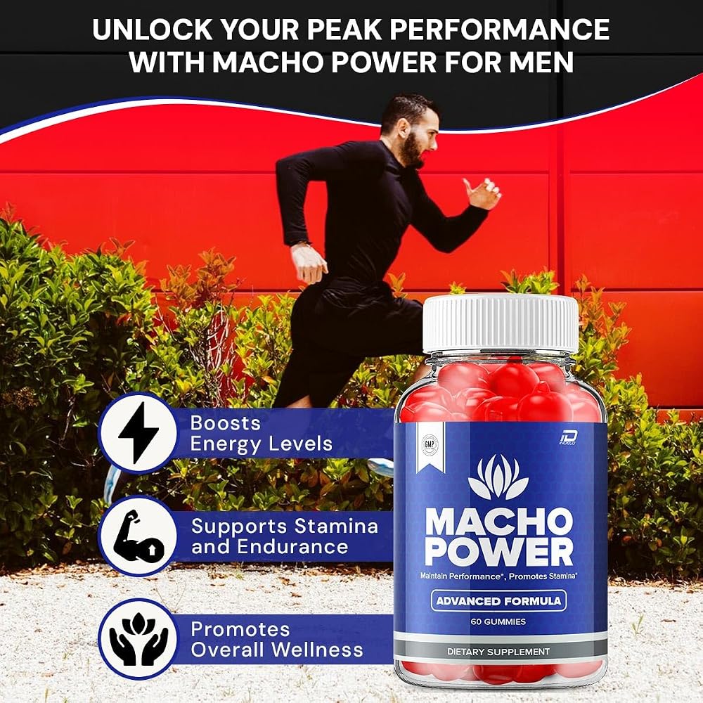 Indelo Macho Power Gummies for Men - 60 Gummies - image 2