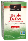 Bravo Tea Triple Detox Herbal Tea Caffeine Free - 20 Tea Bags