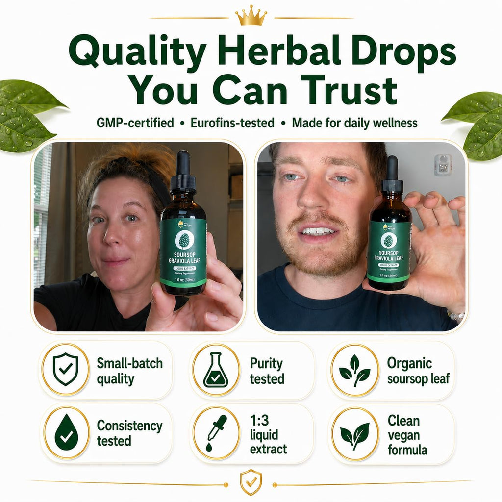 KingHealth Organic Soursop Leaves Extract Drops