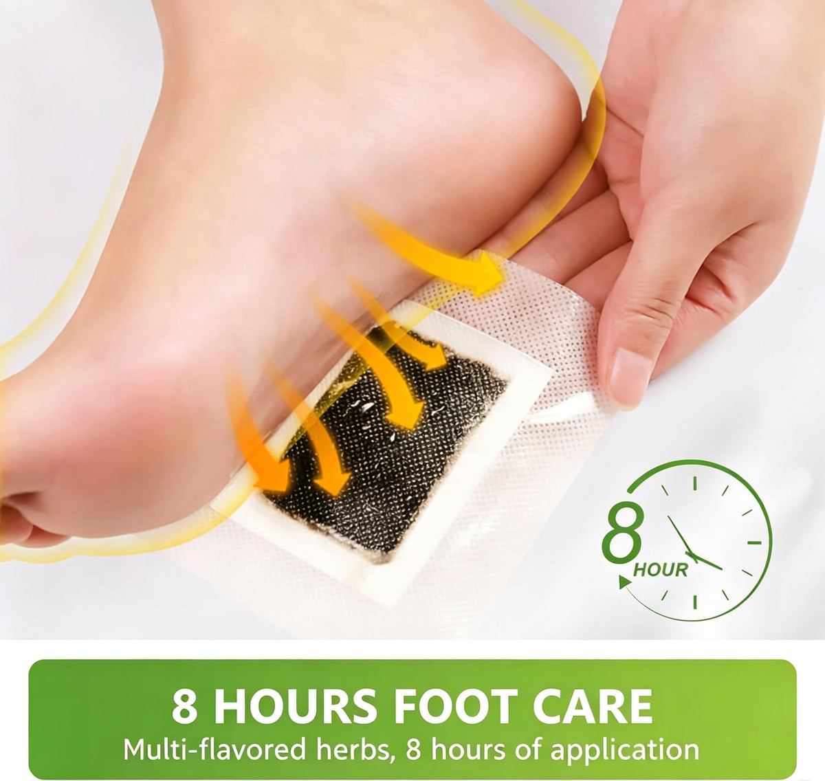 FIRE ROSE Pure Natural Bamboo Vinegar Ginger Powder Foot Pad