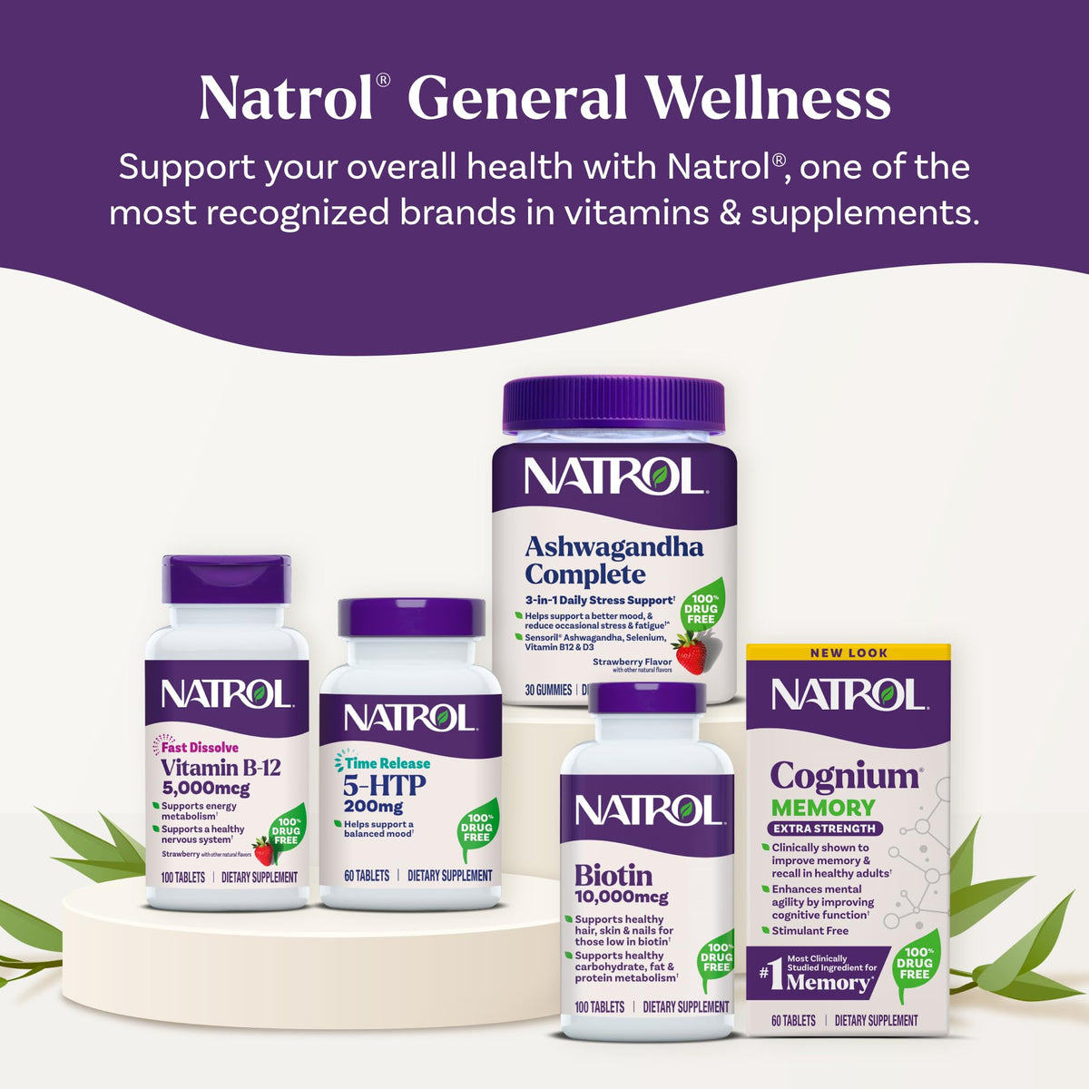 Natrol Cognium Memory Brain Support - 60 Tablets - image 8