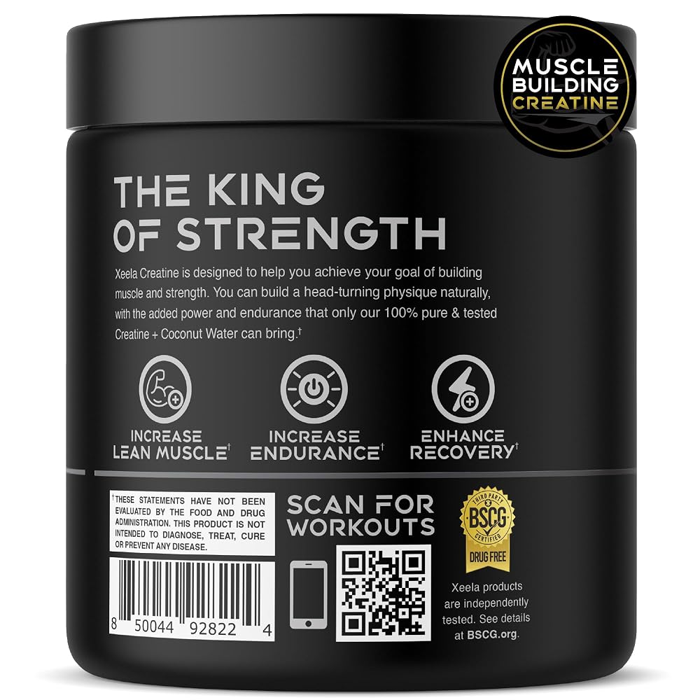 XEELA Creatine Powder for Lean Muscle Gain - 60 Servings - image 3