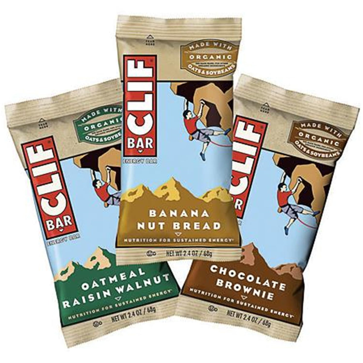 CLIF Bar Oatmeal Raisin Walnut Energy Bar - 12 Count