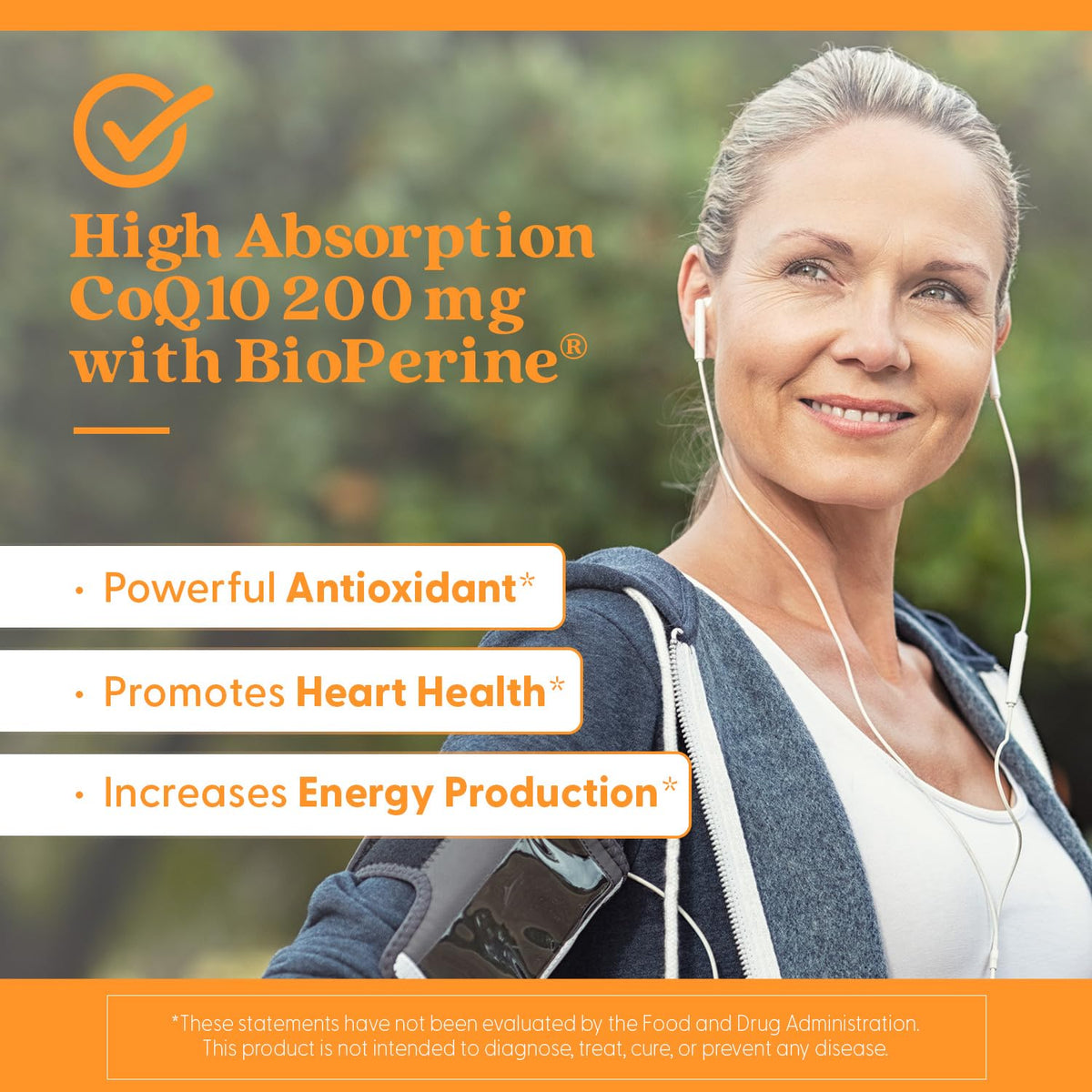 Doctor's Best High Absorption CoQ10 200mg - 60 Vegetarian Softgels - image 7