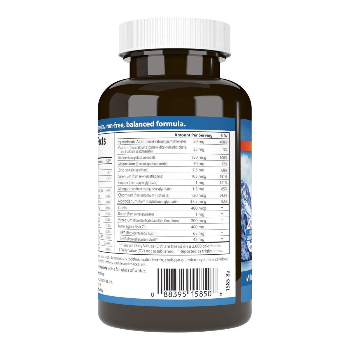 Carlson Multi + Omega-3 Multivitamin with EPA and DHA - 60 Softgels - image 3