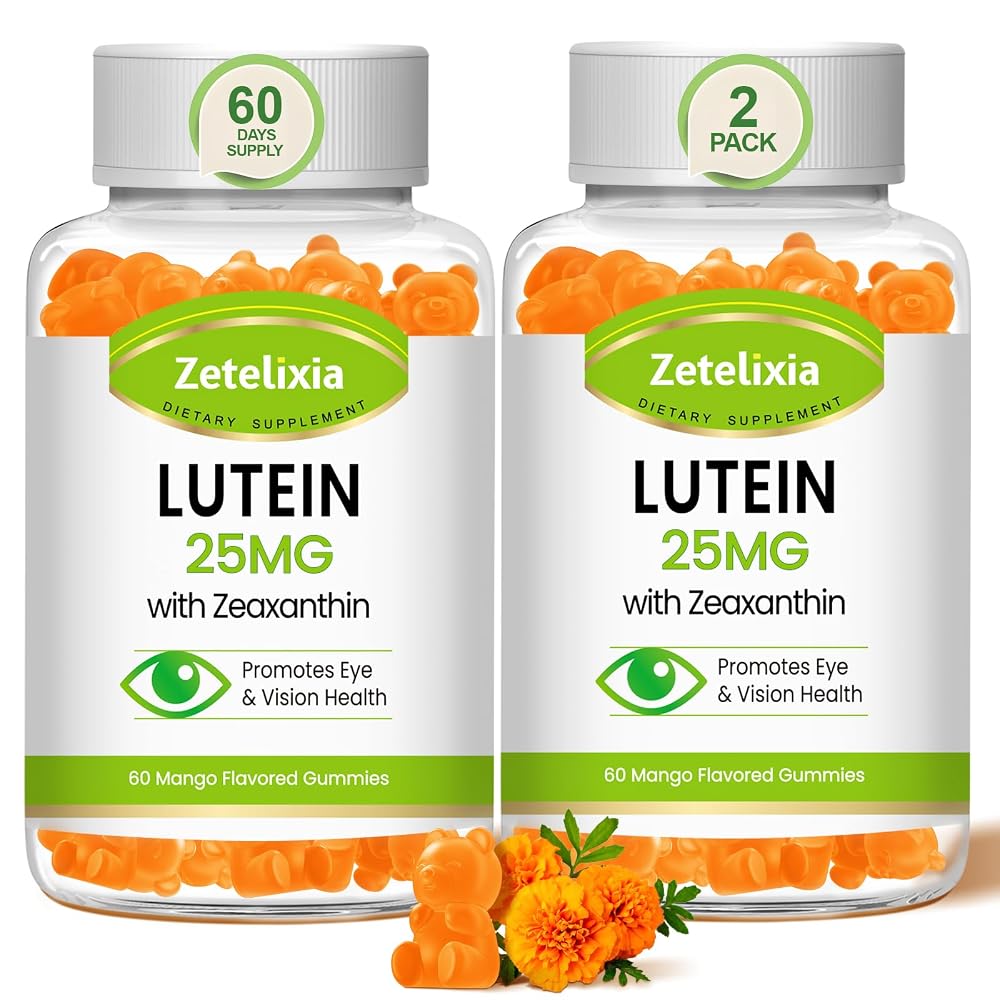 Zetelixia Sugar Free Lutein and Zeaxanthin Gummies