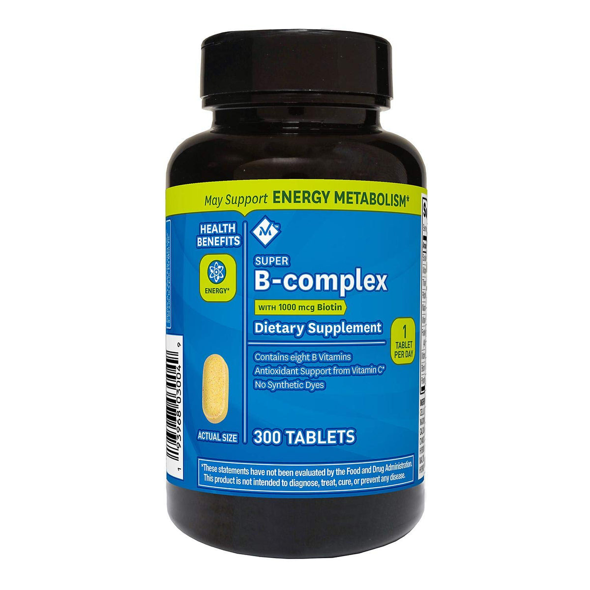 Outccogo Member's Mark Super B-Complex with Biotin - 300 Tablets
