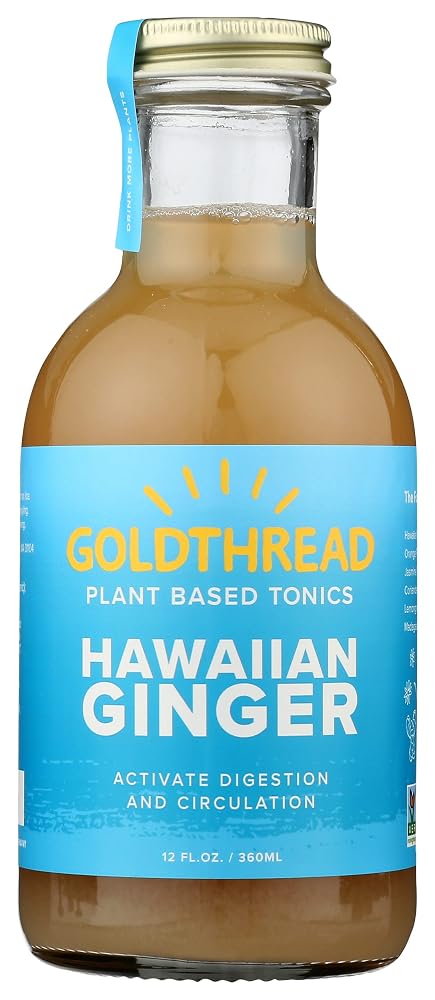 Goldthread Hawaiian Ginger Herbal Plant Based Tonic - 72 Fl Oz