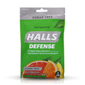 HALLS Defense Vitamin C Drops Sugar Free Assorted Citrus