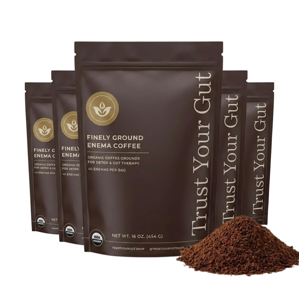 Trust Your Gut Organic Ground Coffee Enema & Silicone Kit