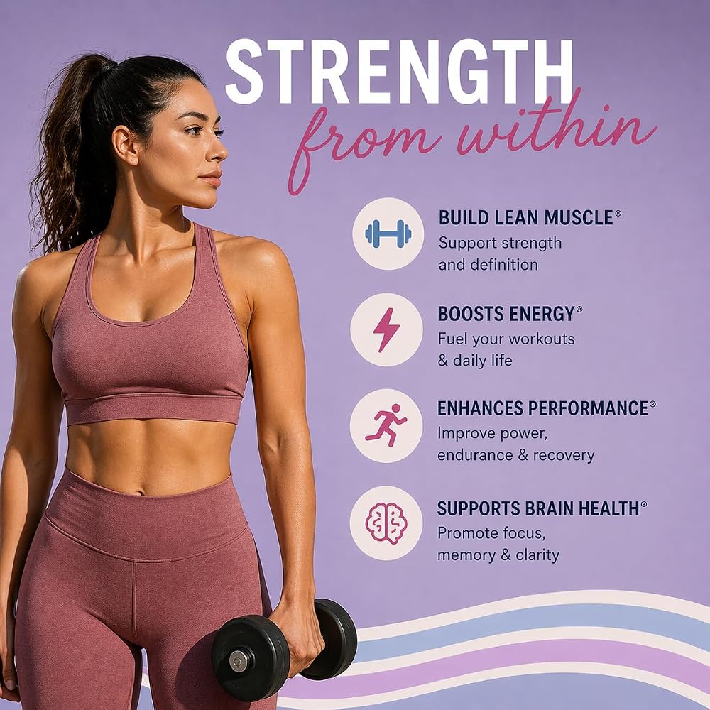 Peach Pump Creatine Monohydrate Powder for Women - 70 Servings - image 2