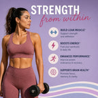 Peach Pump Creatine Monohydrate Powder for Women - 70 Servings - image 2