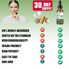 JINGYAT Magnesium Glycinate Liquid for Relaxation - 2 Fl Oz - image 3