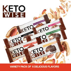 Keto Wise Fat Bombs - Made with Chocolate containing MCT Oil - Low Fat