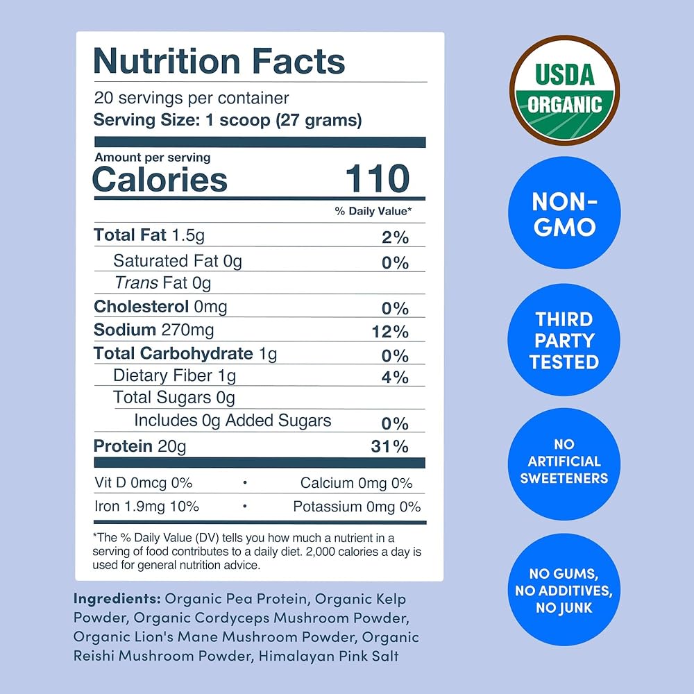 Further Food Organic Vegan Protein Powder Unflavored - 19.05 oz - image 2