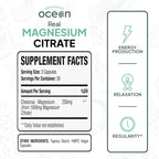 Organics Ocean Real Magnesium Citrate - High Absorption Magnesium