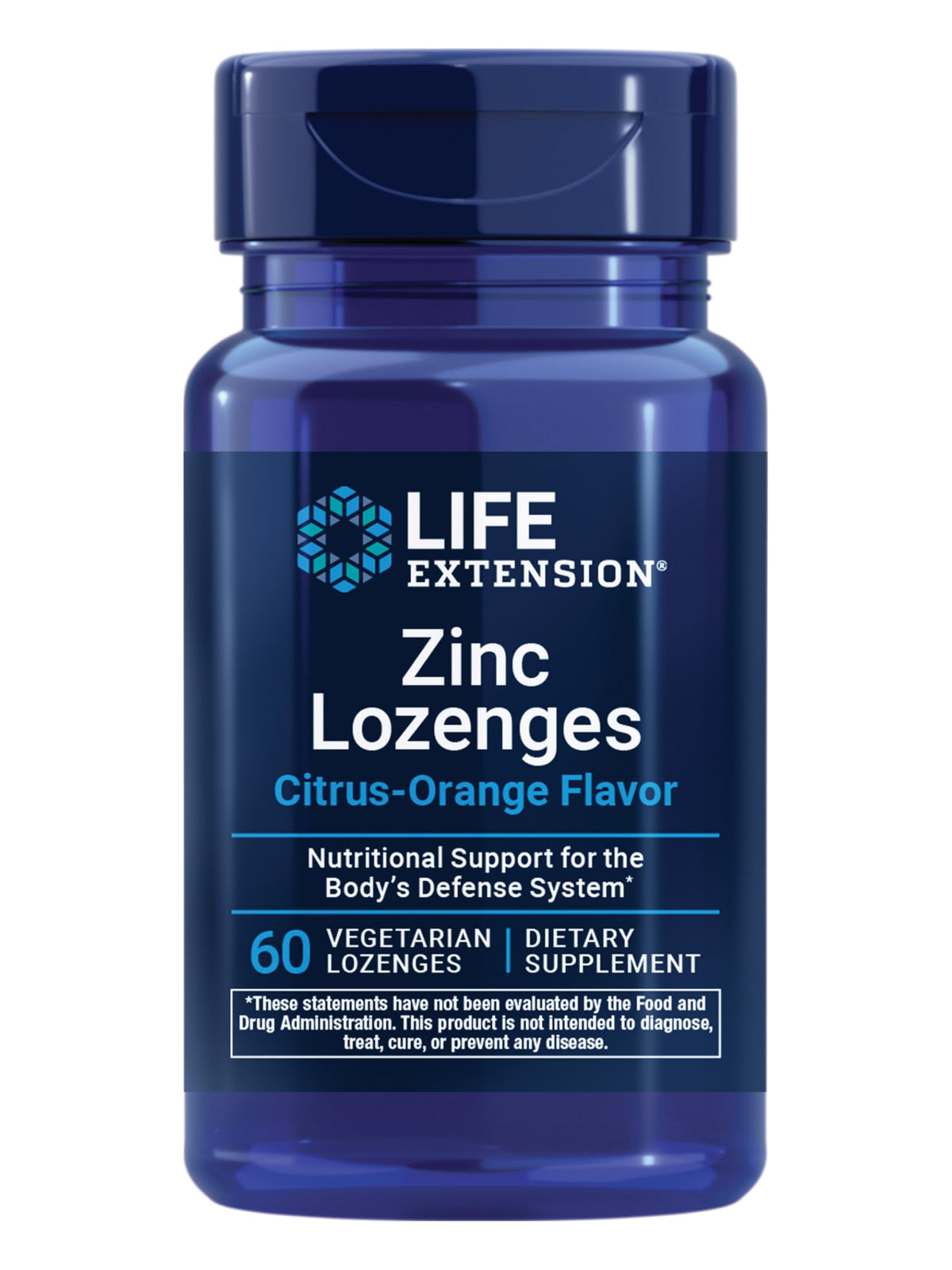 Life Extension Zinc Lozenges Immune Support - 60 Lozenges