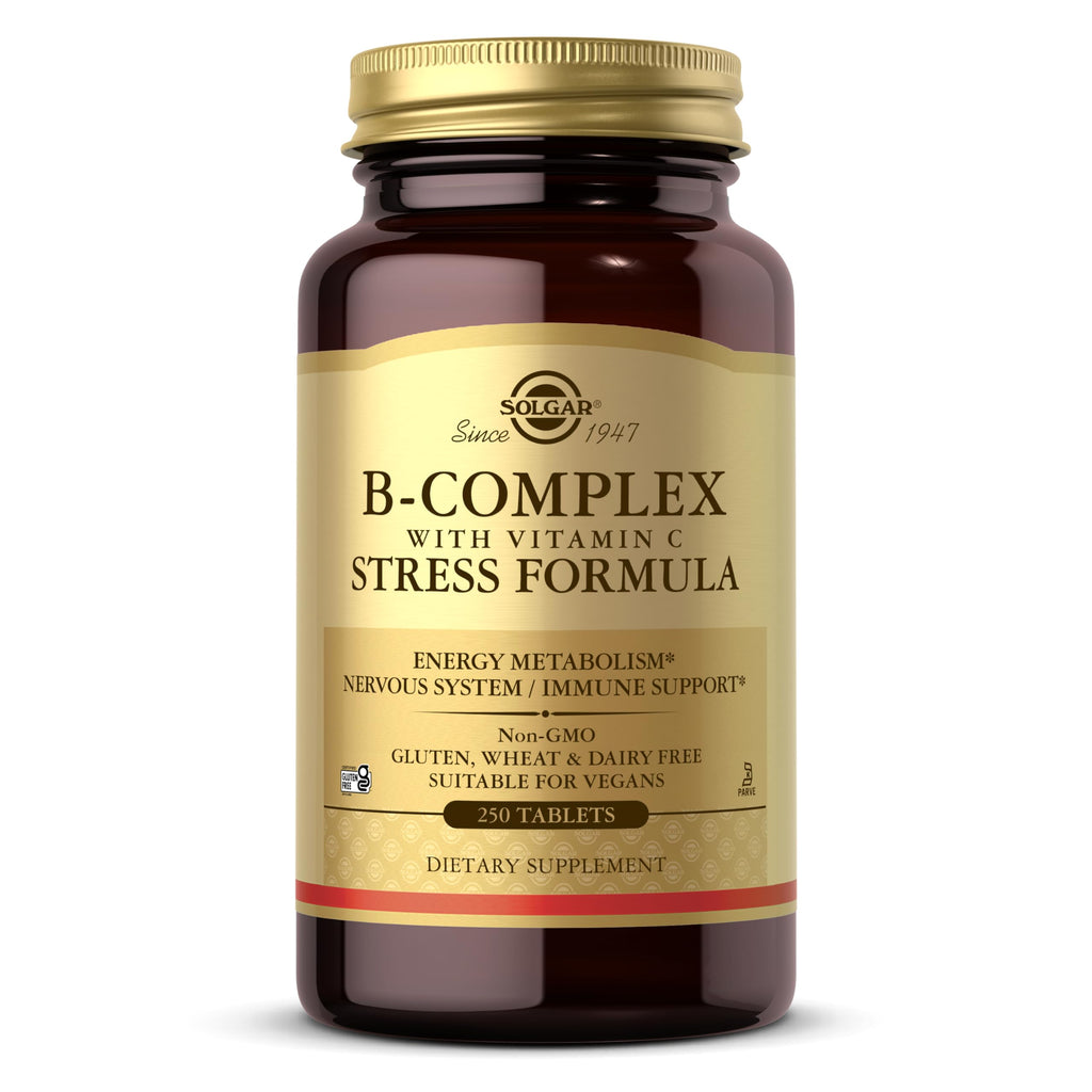 Solgar B-Complex with Vitamin C Stress Formula Tablets