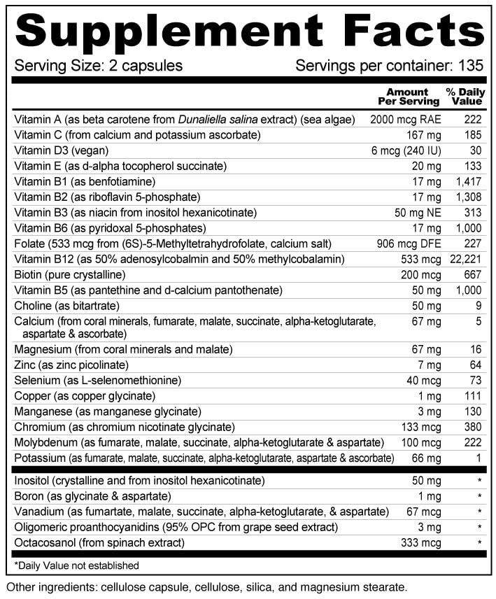 Wellness Resources Daily Energy Multiple Vitamin - Coenzyme B
