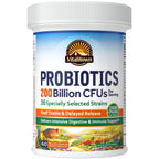 Vitalitown Probiotics 200 Billion CFUs 36 Strains - 60 Capsules