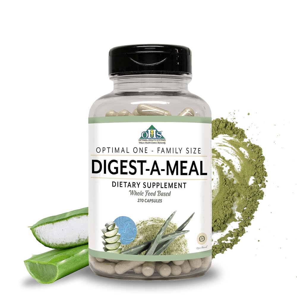 Optimal Health Systems Digest-A-Meal Enzyme Probiotic Blend - 270 Capsules